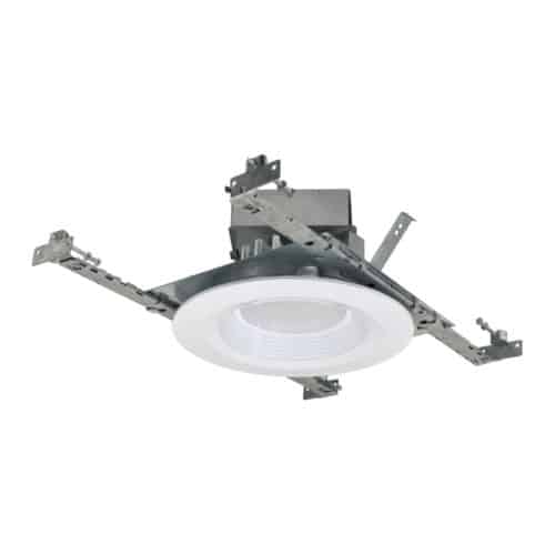 6" Residential AC LED Downlight with integral Junction Box New Construction