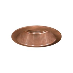 6" Round Copper Cast Aluminum Baffle & Trim