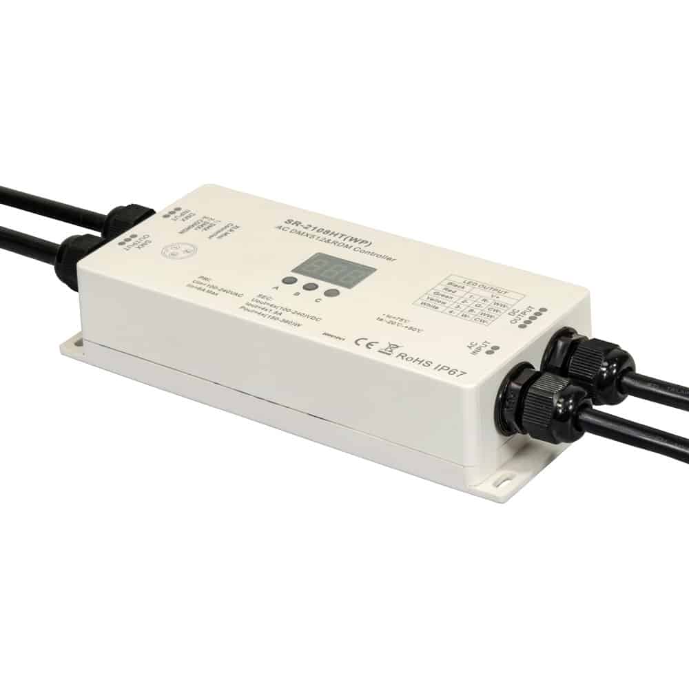 6 Simple DMX Controller Jesco Lighting LC-PC-500 Accessory Brown Finish